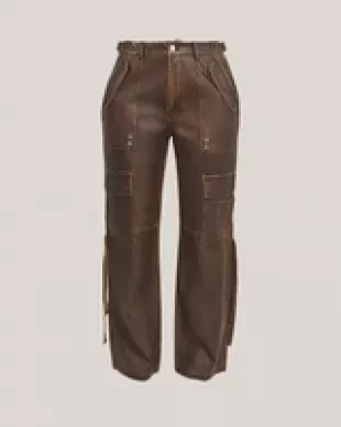 The Zeda Pants in Brown Wash