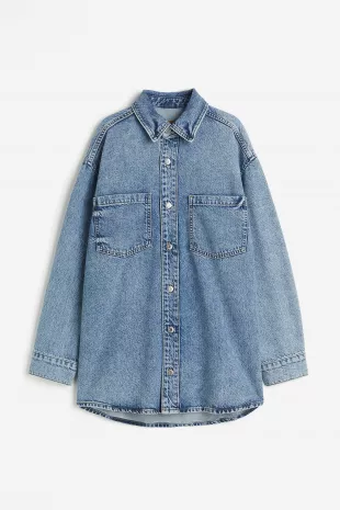 Oversized Denim Shirt