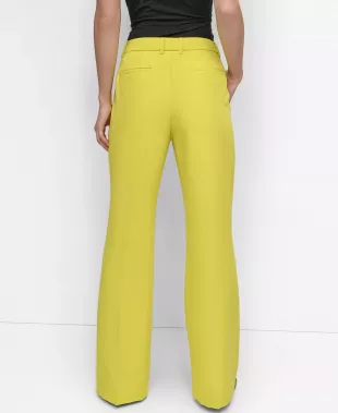 Pintuck Flare-leg Pant