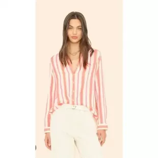 Scout Shirt in Sunset Pink