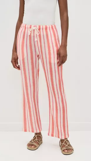 Blanche Pants in Sunset Pink