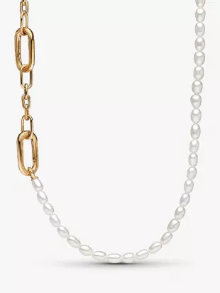ME Slim Treated Freshwater Cultured Pearl Necklace