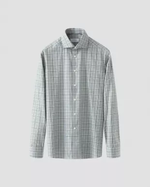 Prince of Wales Check Twill Shirt