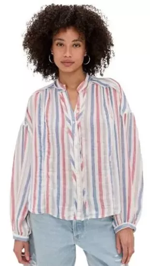 Women's Striped Valley Double Cloth Shirt