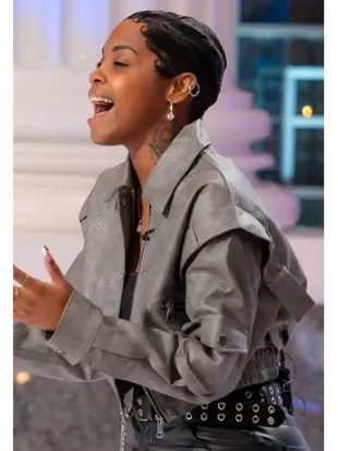 American Idol S24 Keyla Richardson Gray Jacket