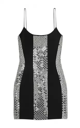 Embellished Mini Dress