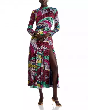 Jacqui-B Belted Midi Dress