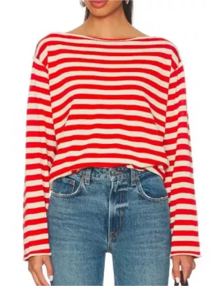 Shrinking S3 Christa Miller Striped Shirt