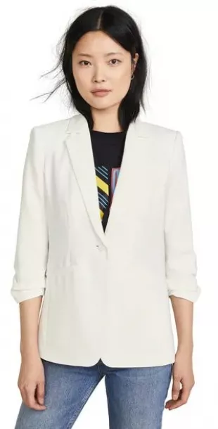 Khloe Ruched Sleeve Blazer