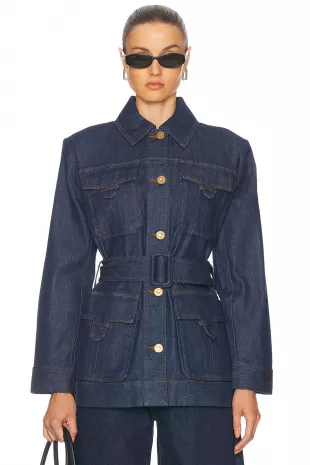 Illuminate Denim Safari Jacket