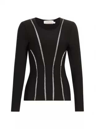 Luminosity Paneled Knit Top