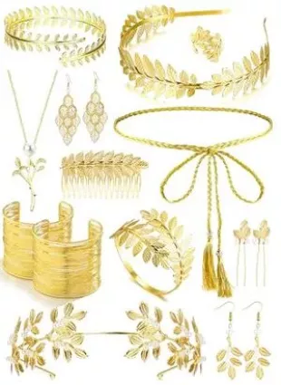 16Pcs Greek Goddess Costume Accessories Set