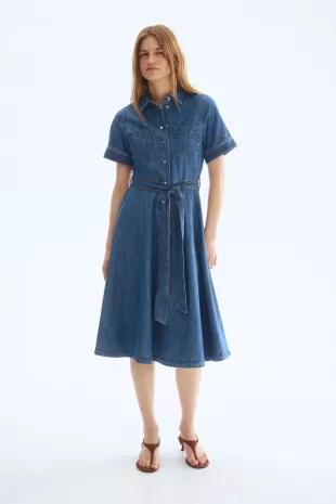 Denim Shirt Dress