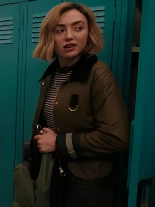 School Spirits S3 Maddie Nears Waxed Jacket