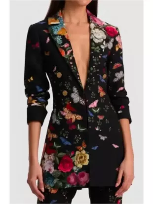 Today Show 2026 Paris Hilton Floral Butterfly Print Suit