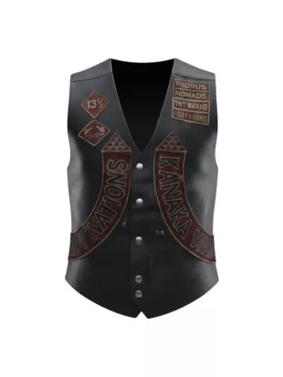 The Wrecking Crew 2026 Jason Momoa Motorcycle Leather Vest