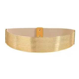 Gold-Stripes Waist Belt Elastic Stretch Corset Girdle Belt