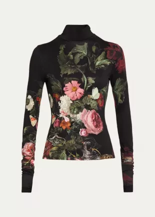 Delaina Turtleneck Top in Be Still