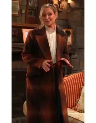 The Young And The Restless 2026 Sharon Newman Plaid Coat