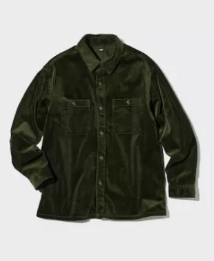 Corduroy Work Long-Sleeve Shirt