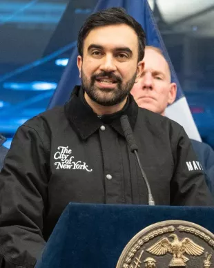 Mayor Zohran Mamdani Black Jacket
