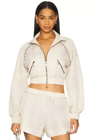 Crystal Trim Track Jacket