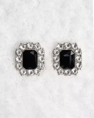 Black Gemstone Earrings