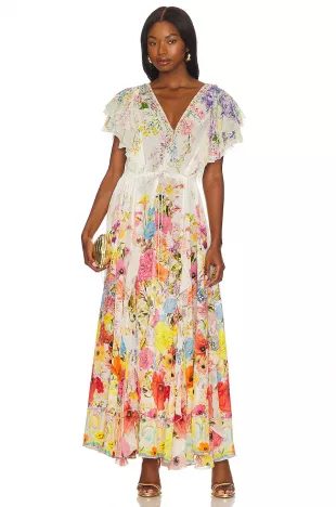 All Over Ruffle Dress