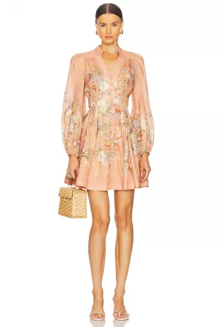 Tallow Plunge Mini Dress