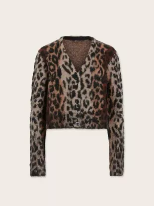 Shifting Gears S02 Kat Dennings Leopard Print Cardigan