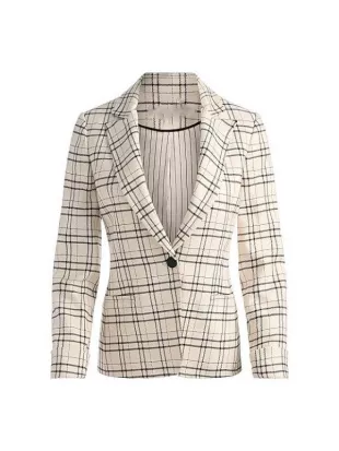Good Morning America 2026 Alicia Crowder Plaid Blazer