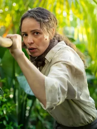 Send Help 2026 Rachel McAdams Stripe Shirt