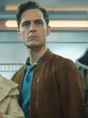 Berlin and the Lady with an Ermine S02 Pedro Alonso Brown Jacket