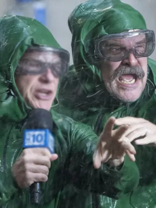 DTF St. Louis 2026 David Harbour Green Rain Jacket