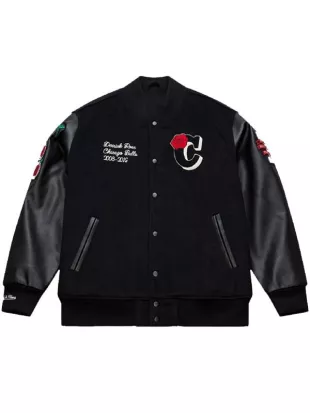 Chicago Bulls Derrick Rose Retirement Black Jacket