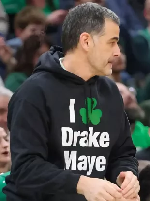 William Chisholm I Celtics Drake Maye Black Hoodie