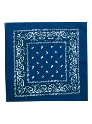 Bandana coton Kebello - Bleu marine