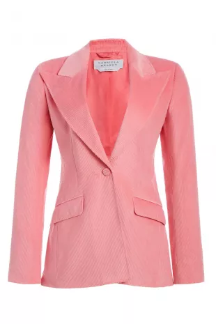 Leiva Blazer in Rosa Sea Island Cotton Corduroy