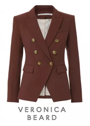 Miller Dickey Blazer in Burnt Sienna