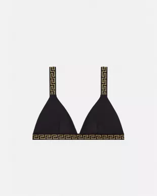 Greca Border Bikini Top