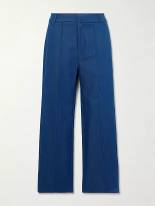 Yoshitomo Denim Straight-leg Pants