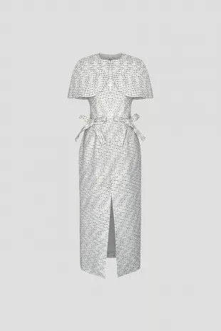 Occiput Dress in Powder White