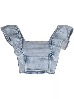 Denim Crop Top