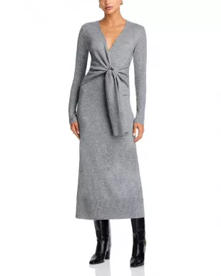 Salomez Wrap Midi Dress