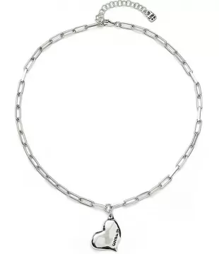 Heartbeat Necklace in Silver