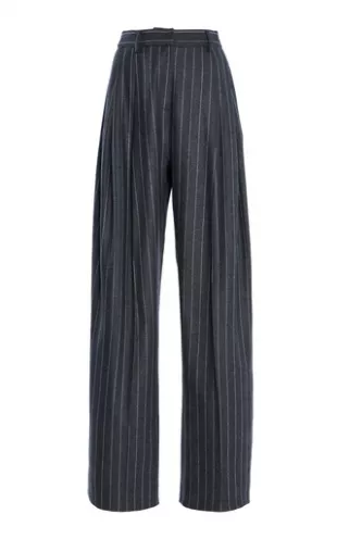 Wide Leg Pinstripe Diane Pant