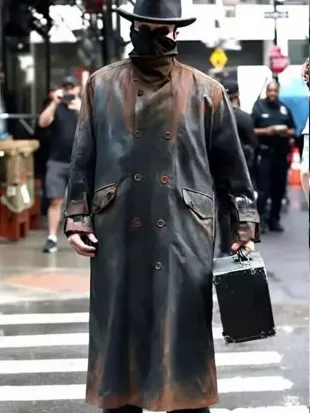 The Bride Christian Bale Leather Coat