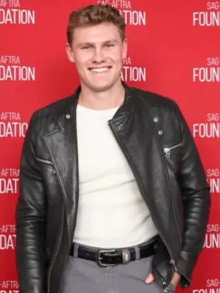 Signing Tony Raymond Jackie Kay Leather Jacket