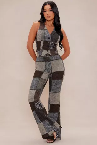 Harriet Patched Flare Pant