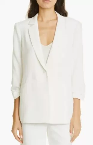 Khloe Ruched Sleeve Blazer